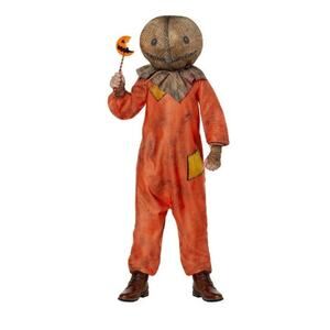 Trick 'r Treat SAM Jumpsuit Costume, Mask & Sucker - Size Kids Large (10-12)